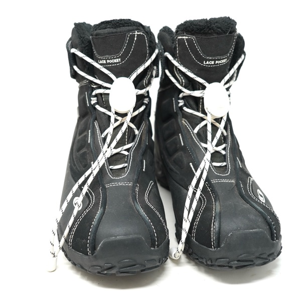 Salomon Womens Sz 6.5 Lace Up Snow Hiking Boots Thinsulate Waterproof Lined Warm - Picture 4 of 10